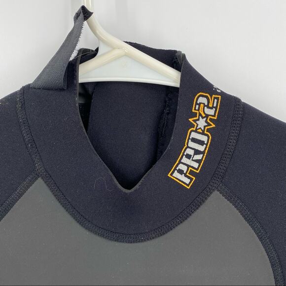 Body Glove black grey shorty spring wetsuit Pro 2 junior size 8 unisex - Picture 3 of 12